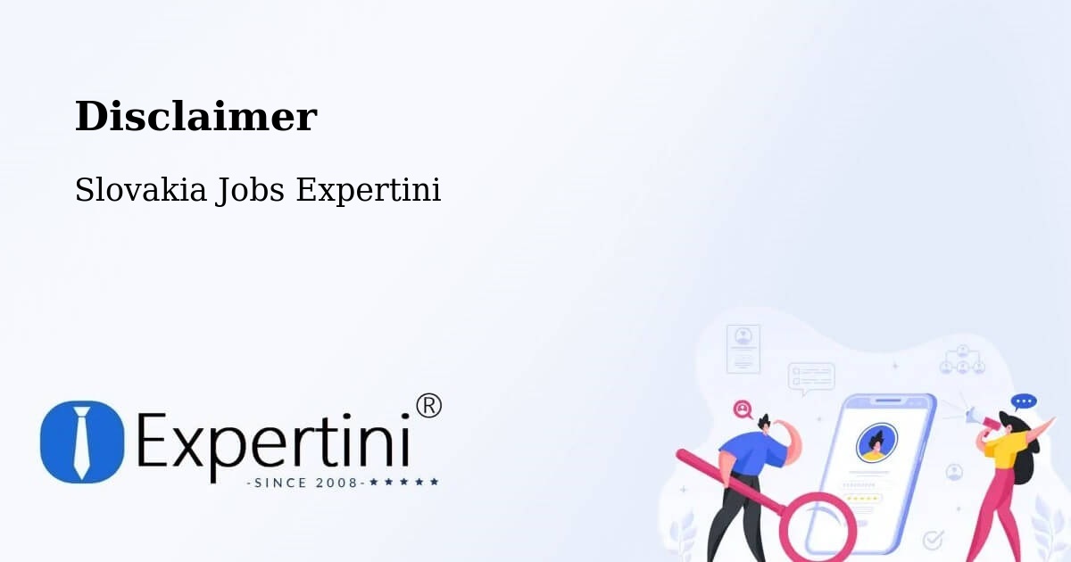 Disclaimer – Gbely - Slovakia Jobs Expertini