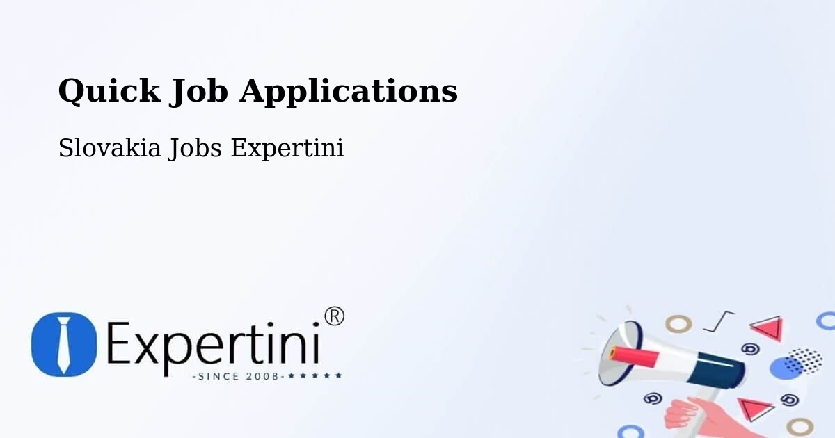 Quick Apply Feature – Gbely - Slovakia Jobs Expertini